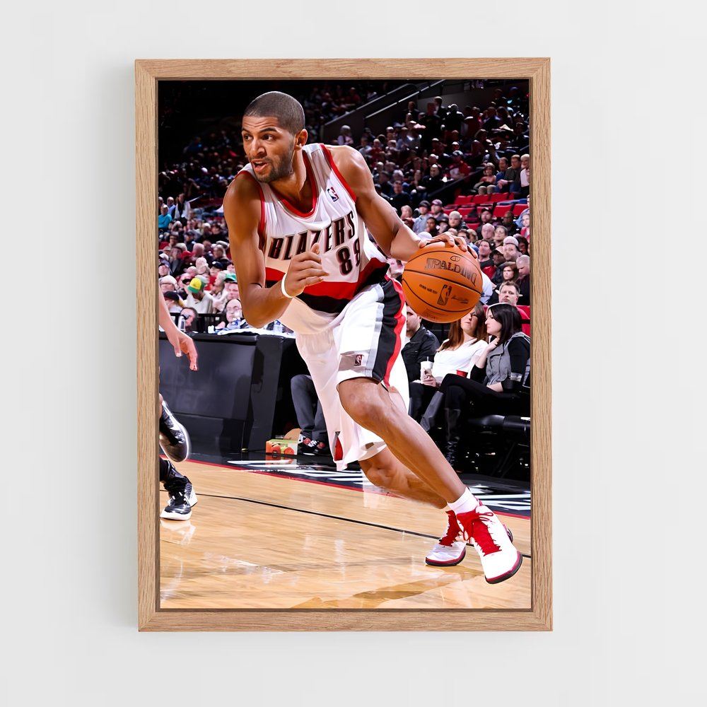 Poster Nicolas batum – affiche Basketball (vue 4)